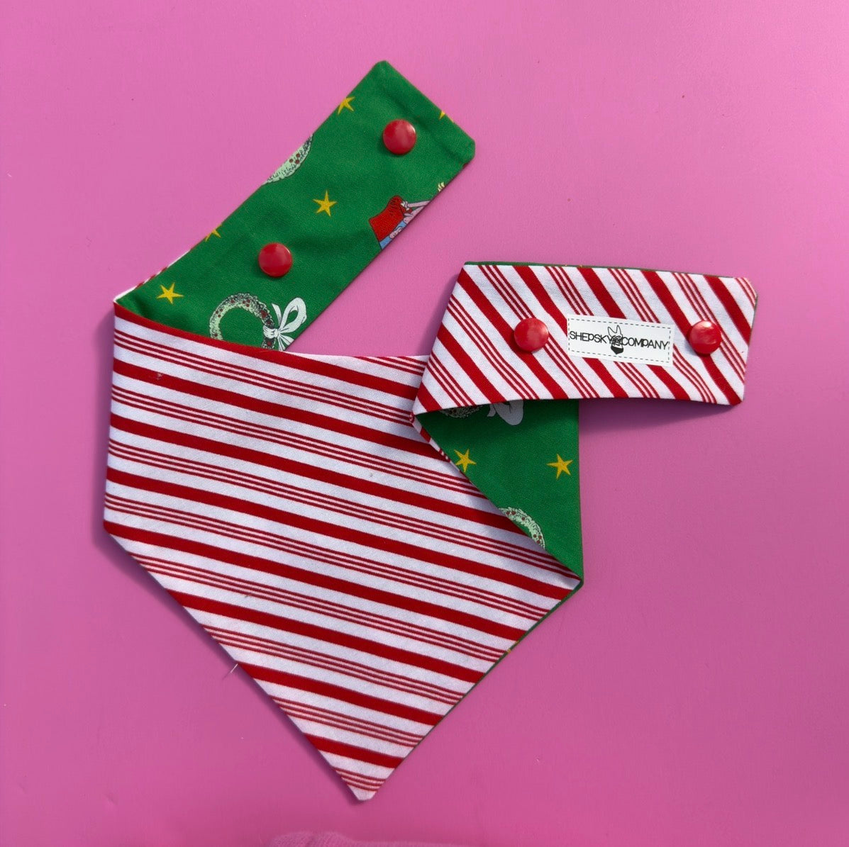 Green Grinchmas Stripes