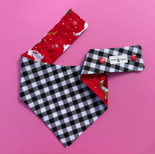 Red Grinchmas Buffalo Plaid