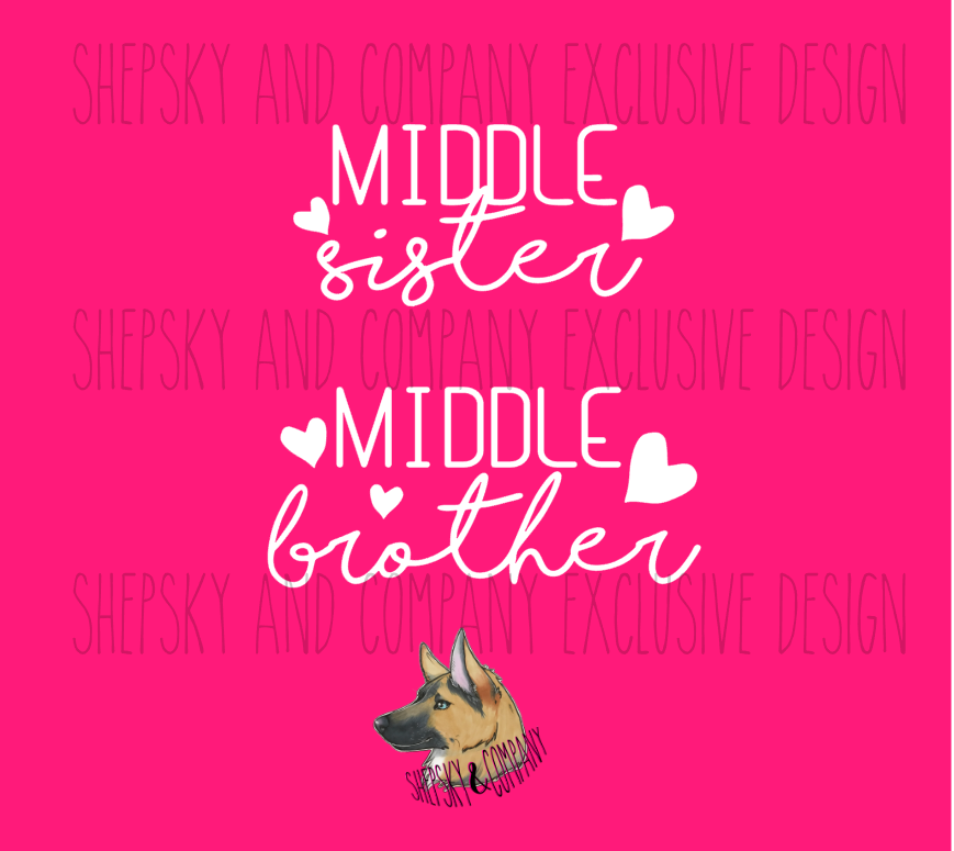 Big/Little Sister or Brother Add-On Design