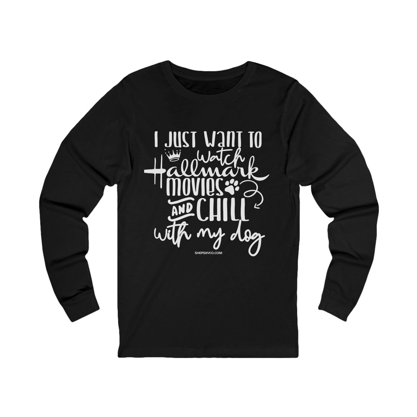 Hallmark Movies & Chill Unisex Long Sleeve Tee