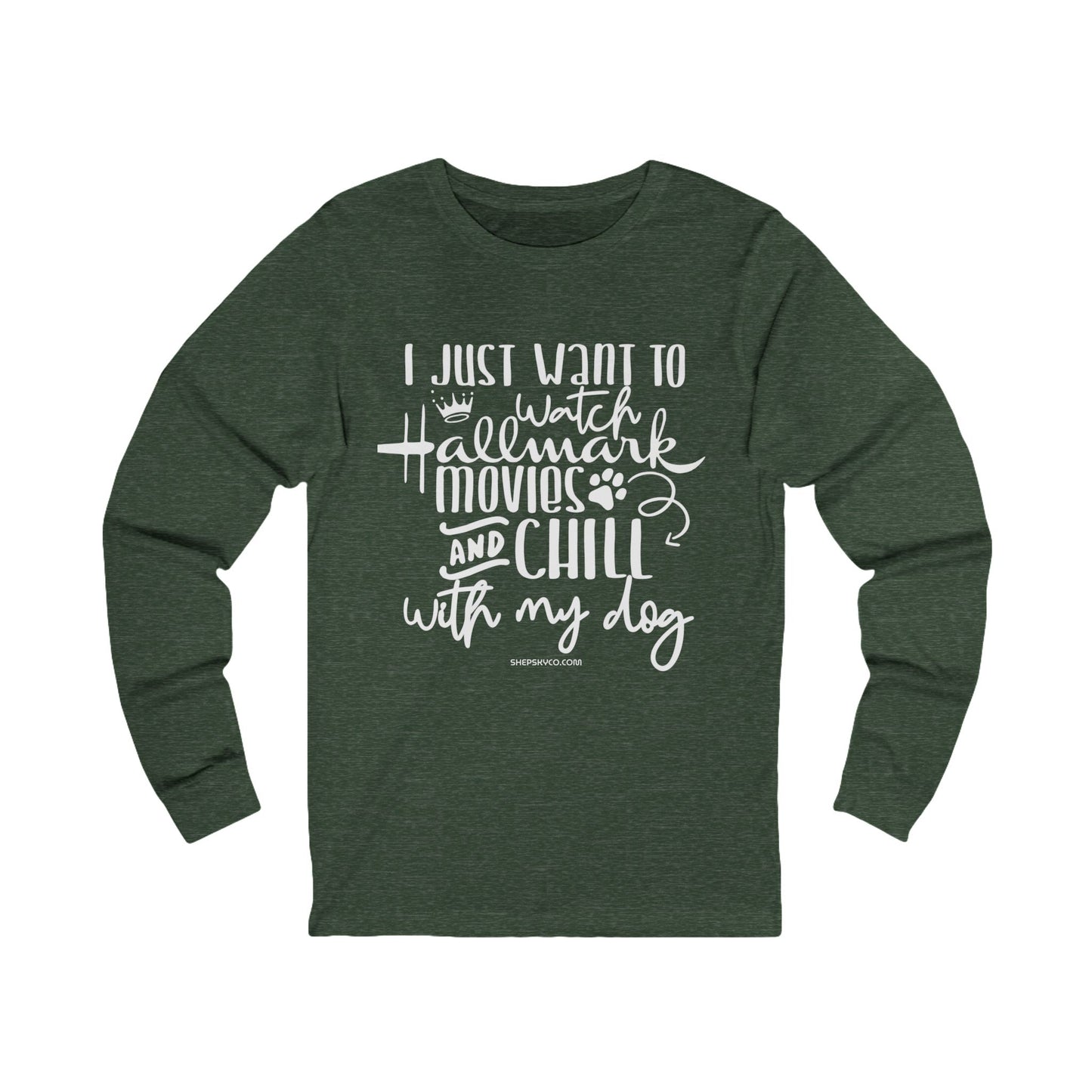 Hallmark Movies & Chill Unisex Long Sleeve Tee