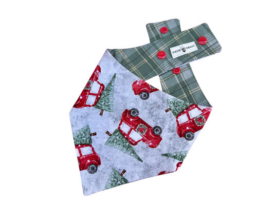 Red Xmas Trucks