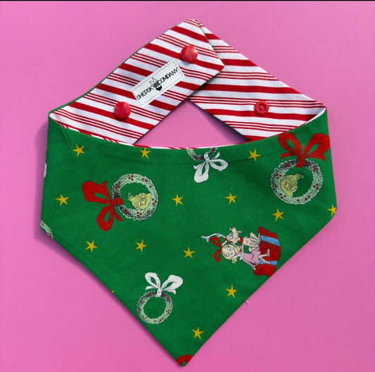 Green Grinchmas Stripes