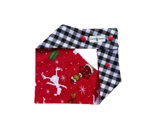 Red Grinchmas Buffalo Plaid