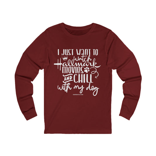 Hallmark Movies & Chill Unisex Long Sleeve Tee