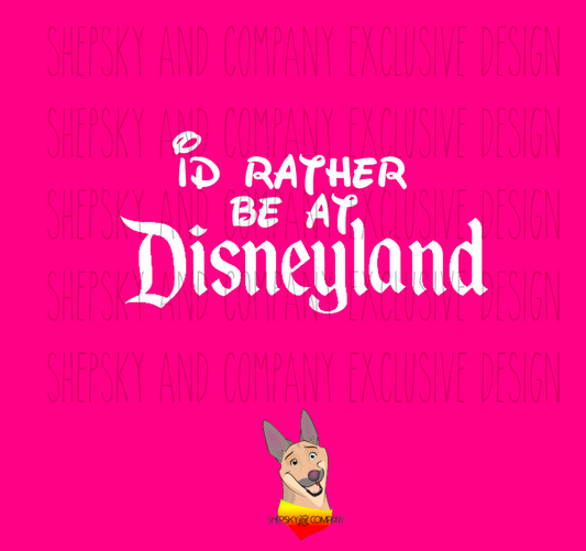 Rather be at Disneyland
