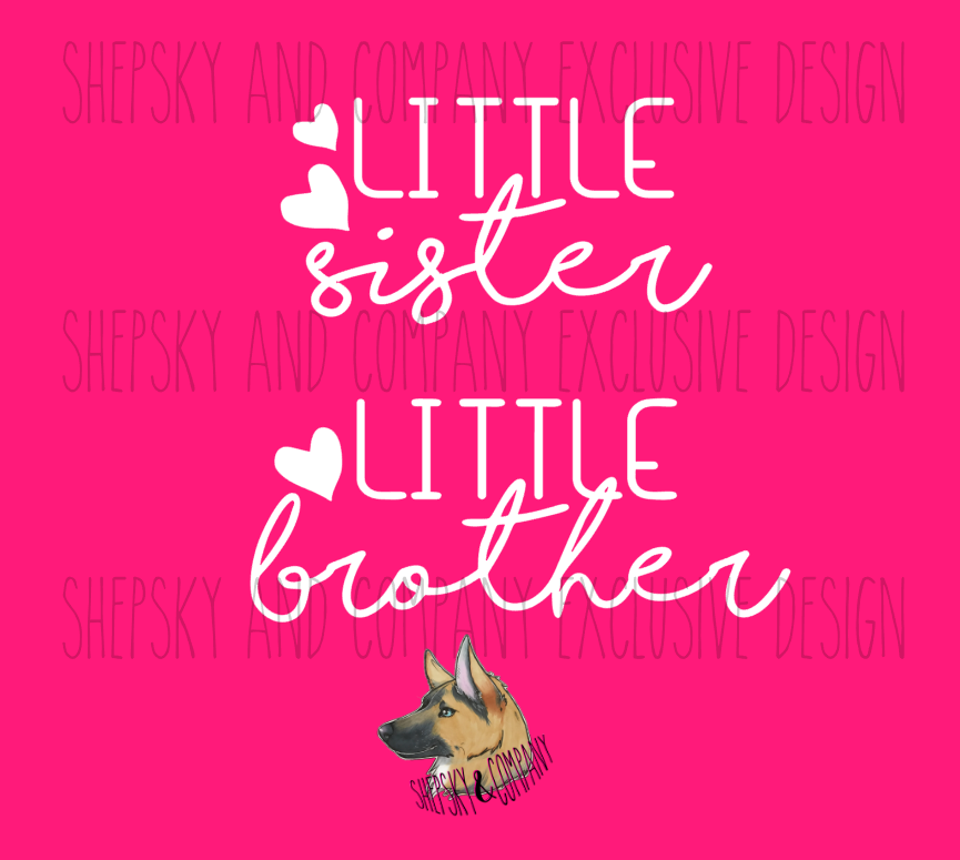 Big/Little Sister or Brother Add-On Design