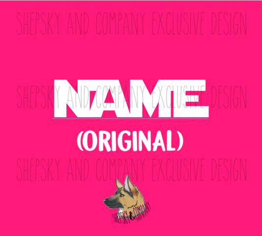 Space Wars Style Name Add-On Designs