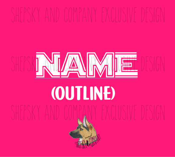 Space Wars Style Name Add-On Designs